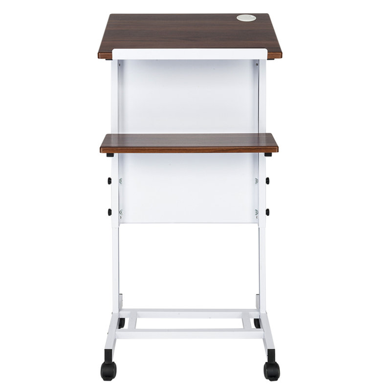 Ktaxon Adjustable Height Lectern Podium Speaker Stand Wayfair